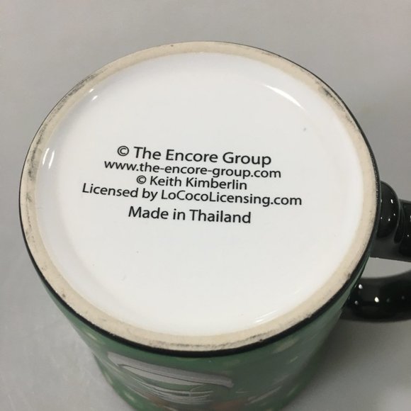 Keith Kimberlin Bassett Hound in Gym Shoe Green Mug Cup NEW 10 oz - Picture 8 of 8